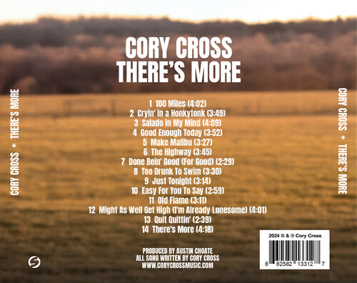 Cory Cross- There's More (CD)-BoldPlay