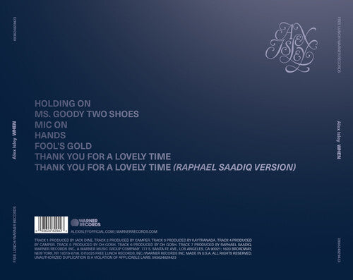 Alex Isley- WHEN (CD)-BoldPlay