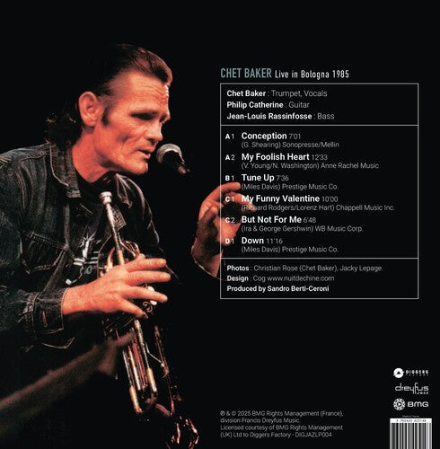 Chet Baker- Live in Bologna 1985 (Vinyl)-BoldPlay