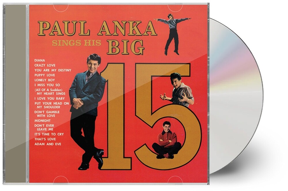 Paul Anka- Paul Anka Sings His Big 15 (CD)-BoldPlay