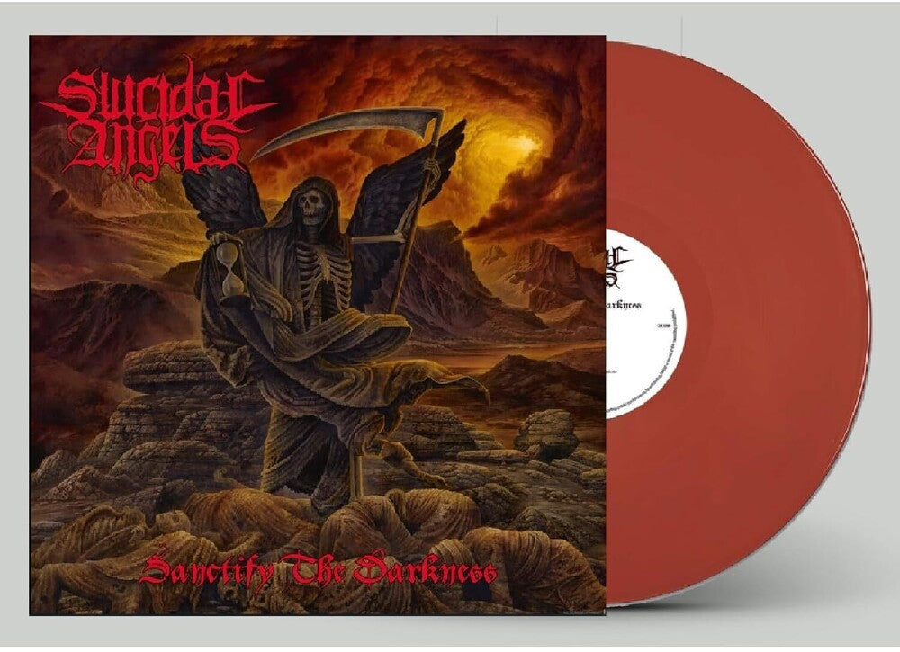 Suicidal Angels- Sanctify The Darkness [Colored Vinyl] (Red) (Aus)-BoldPlay