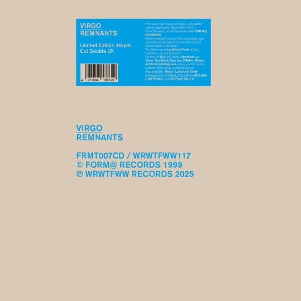 Virgo- Remnants (Vinyl)-BoldPlay