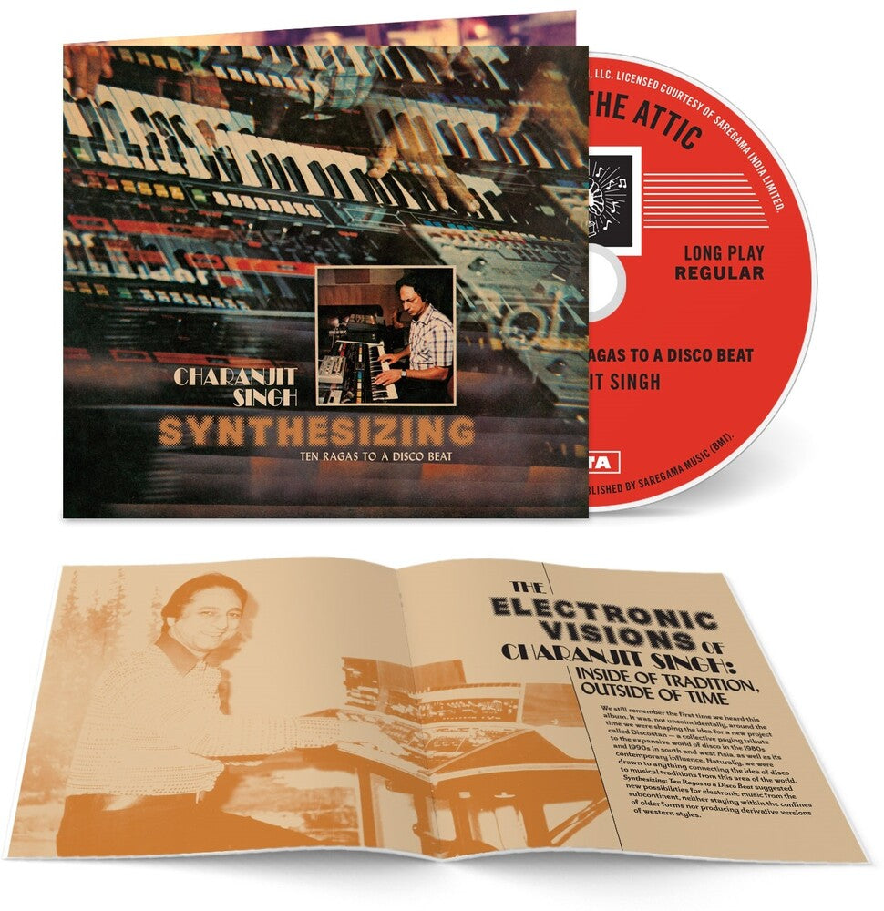 Charanjit Singh- Synthesizing: Ten Ragas To A Disco Beat [Deluxe] (CD)-BoldPlay