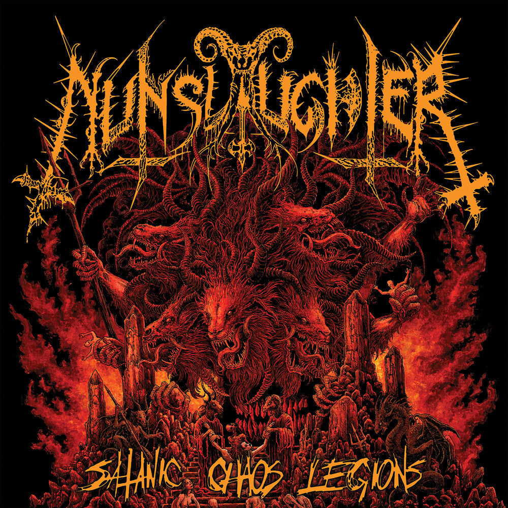 Nunslaughter- Satanic Chaos Legions [Indie Exclusive Orange] (Vinyl)-BoldPlay