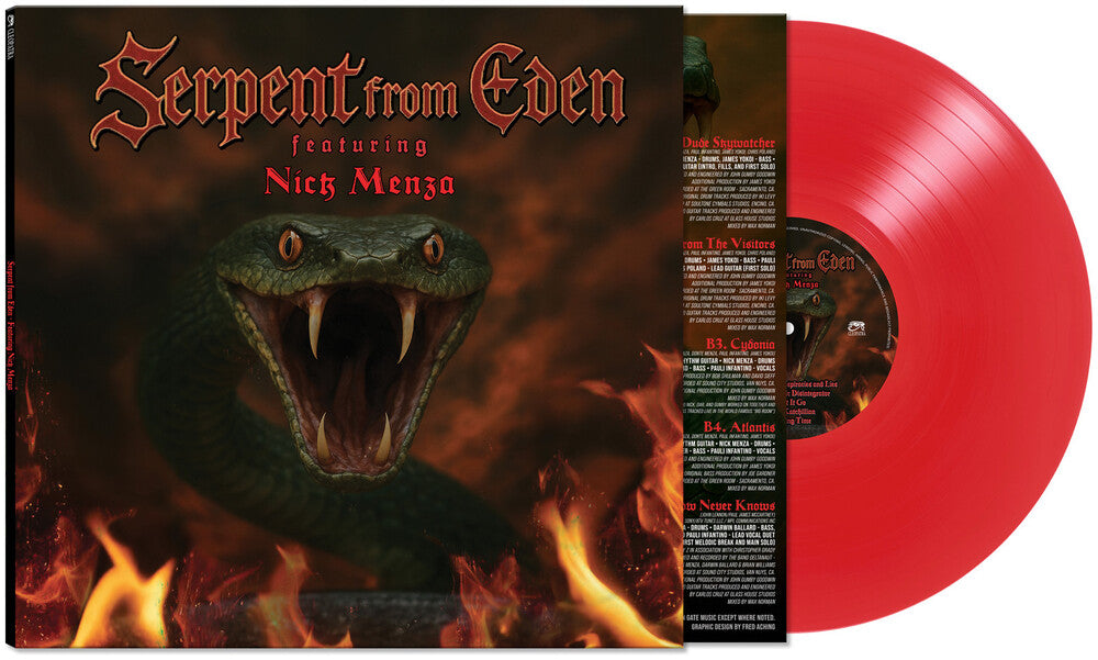 Serpent From Eden- Serpent From Eden Feat. Nick Menza [Red] (Vinyl)-BoldPlay