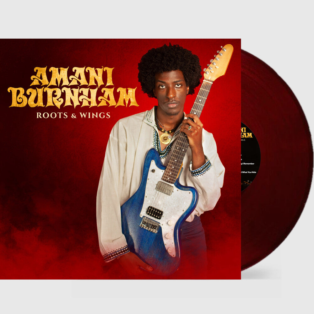 Amani Burnham- Roots & Wings [Colored Vinyl] (Red)-BoldPlay