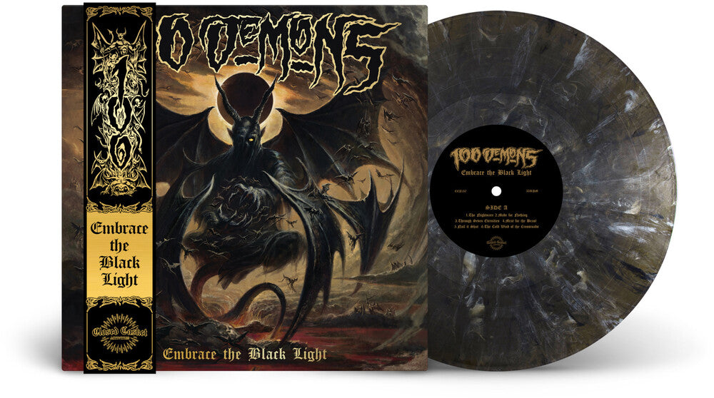 100 Demons- Embrace the Black Light (Indie Exclusive Onyx Marble Vinyl)-BoldPlay
