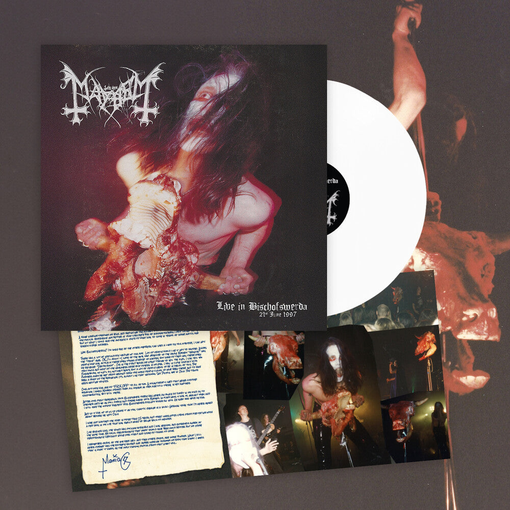 Mayhem- Live In Bischofswerda (21st June 1997) [White] (Vinyl)-BoldPlay