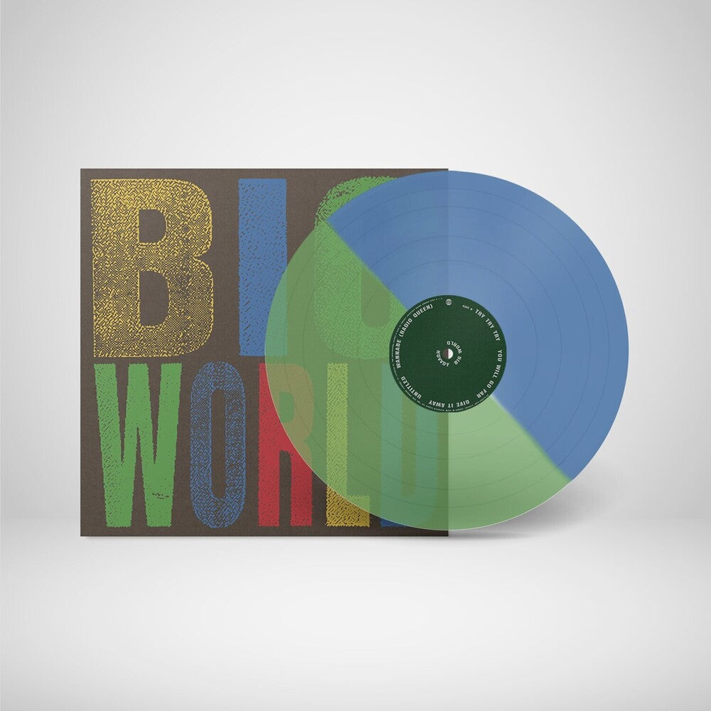 Hovvdy- Big World [Indie Exclusive Transparent Green + Blue] (Vinyl)-BoldPlay