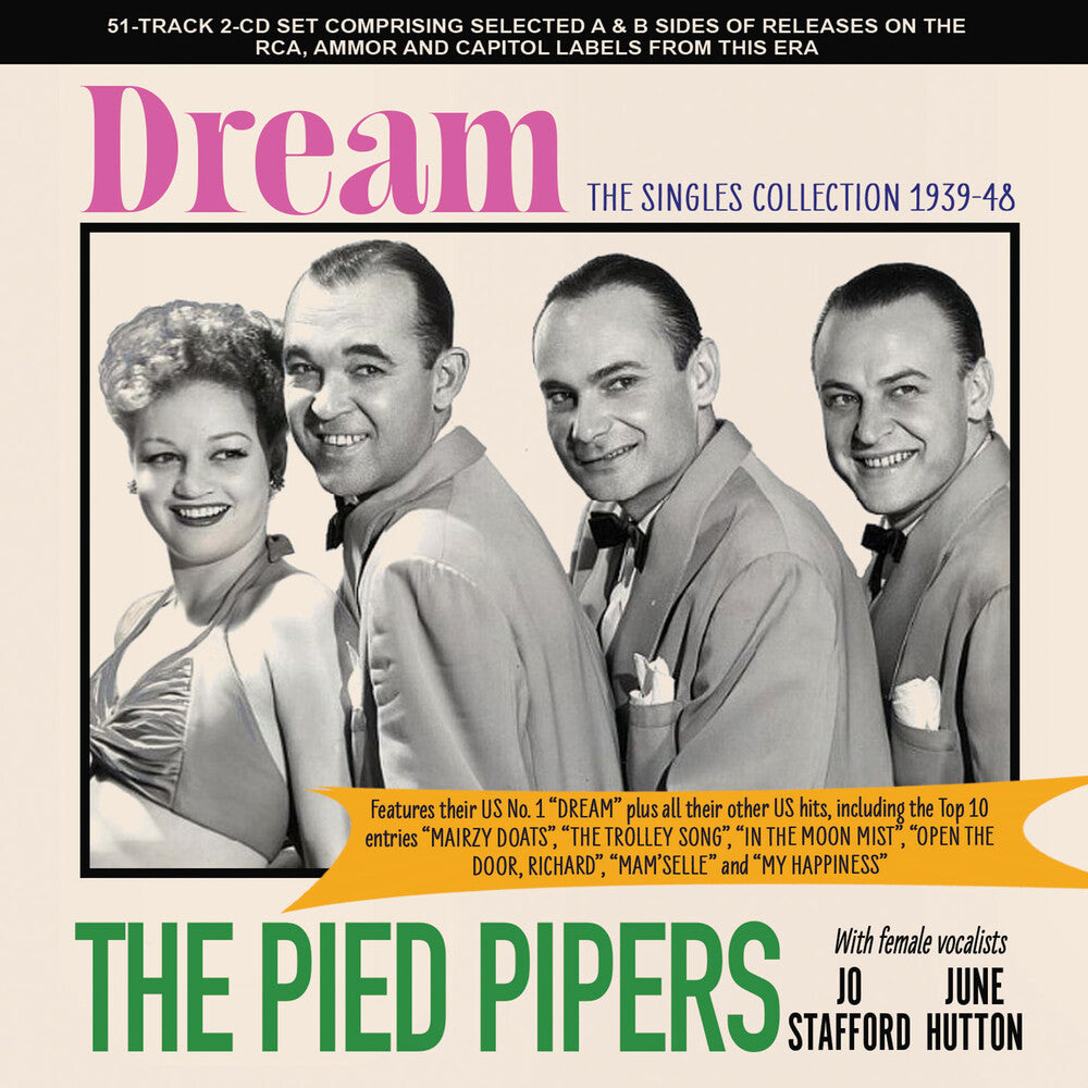 Pied Pipers- Dream: Singles Collection 1939-48 (CD)-BoldPlay