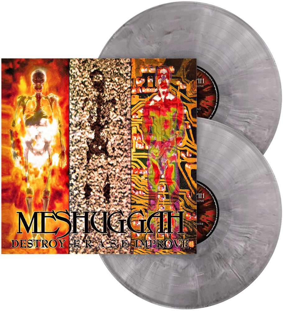 Meshuggah- Destroy Erase Improve - 30th Anniversary Edition (2026 Remastered) [Gray, Black White Marble] (Vinyl)-BoldPlay