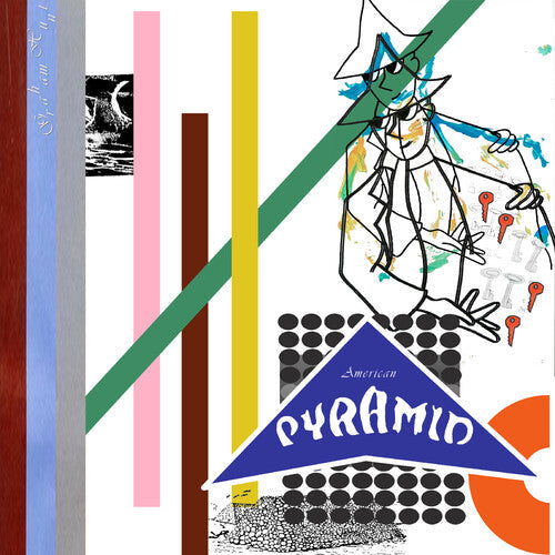 Graham Hunt- American Pyramid (Midwest Edition w/ Screenprinted Sleeve) (Blue Vinyl LP)-BoldPlay