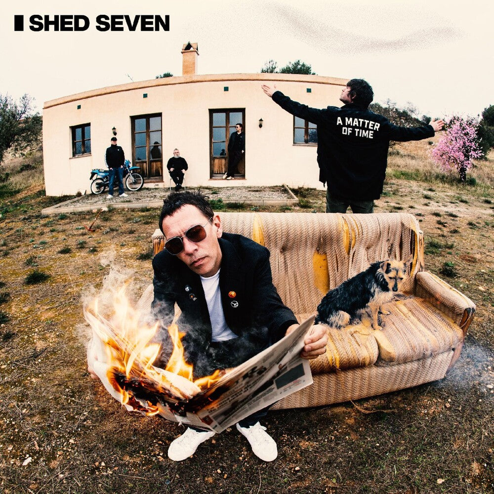 Shed Seven- Matter Of Time - Black/Red Marble (Blk) [Colored Vinyl]-BoldPlay