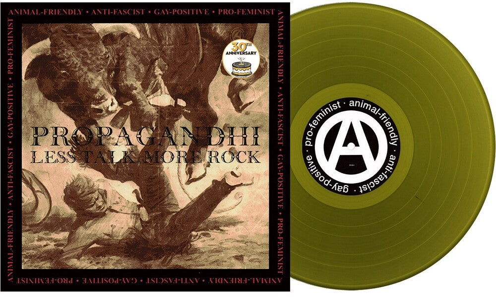 Propagandhi- LESS TALK, MORE ROCK [Olive Green] (Vinyl) (PREORDER)-BoldPlay