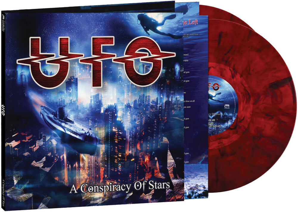 UFO- A Conspiracy Of Stars [Red / Black Marble] (Vinyl)-BoldPlay