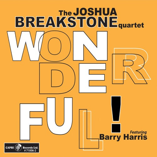 Joshua & Barry Harris Breakstone- Wonderful! (CD)-BoldPlay