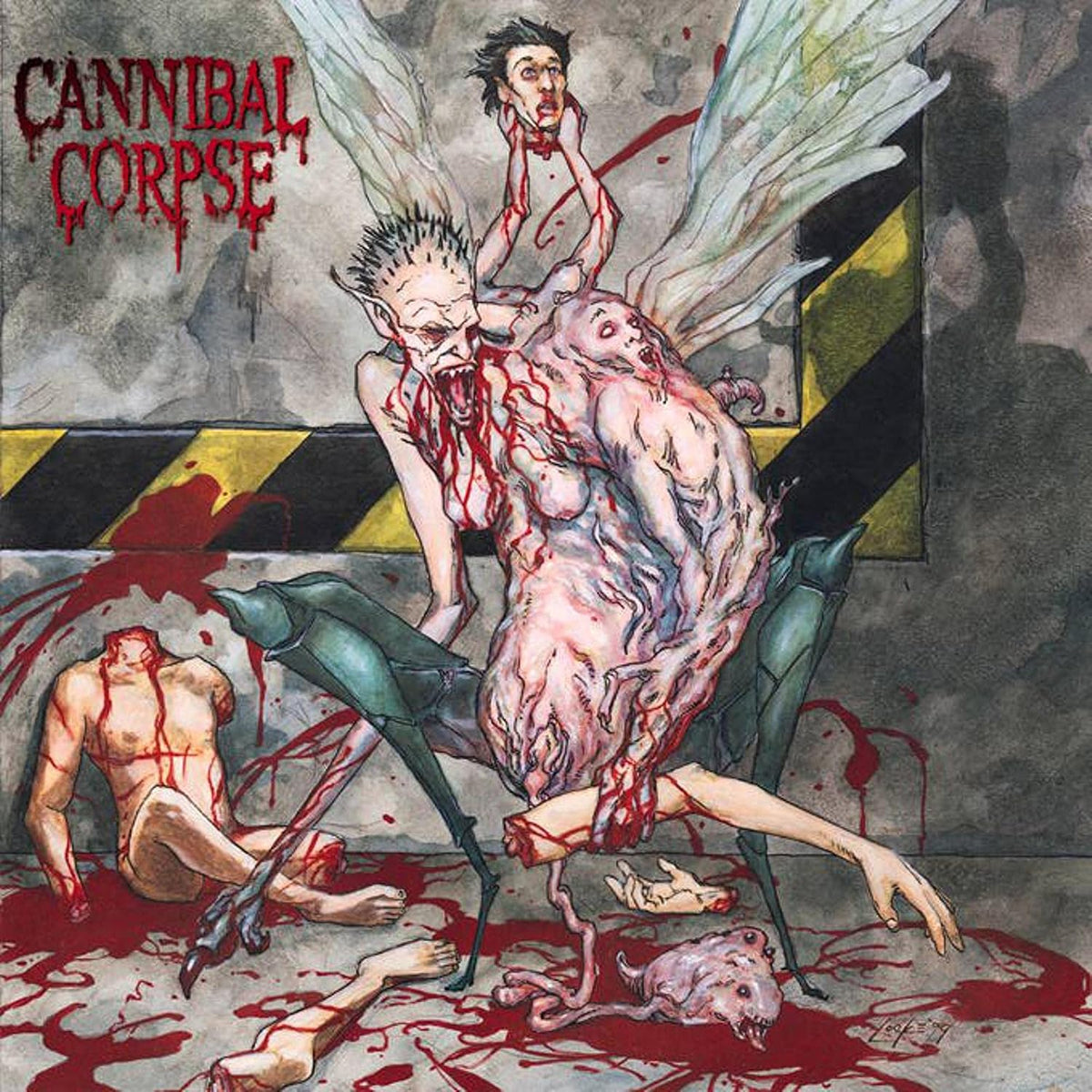 Cannibal Corpse- Bloodthirst (2018 Numbered Pink Skin Opaque w/ Red Vinyl Reissue)(Sealed) (Used Vinyl)-BoldPlay