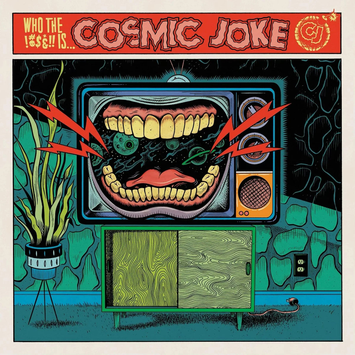 Cosmic Joke- Cosmic Joke (Coke Bottle Clear w/ Red Splatter) (Vinyl)-BoldPlay