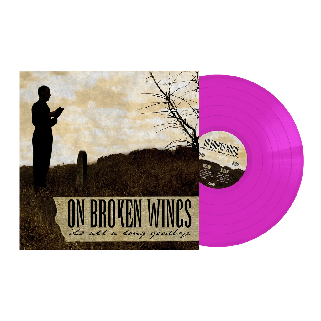On Broken Wings- It's All A Long Goodbye (Neon Violet)(Daze Records) (Vinyl)-BoldPlay