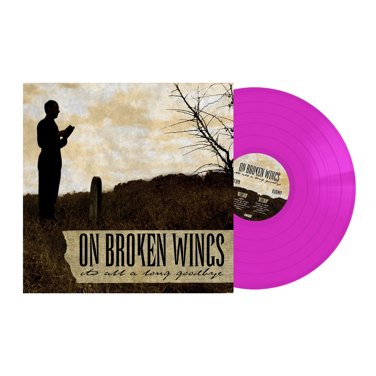 On Broken Wings- It's All A Long Goodbye (Neon Violet)(Daze Records) (Vinyl)-BoldPlay