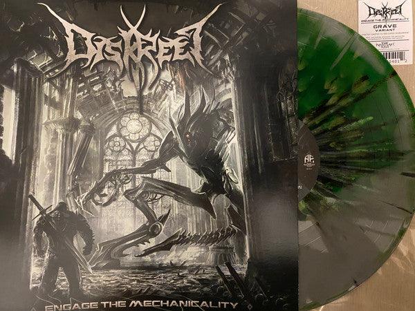 Diskreet- Engage The Mechanicality (Green/Silver w/ Splatter, Grave Variant) (Used Vinyl)-BoldPlay