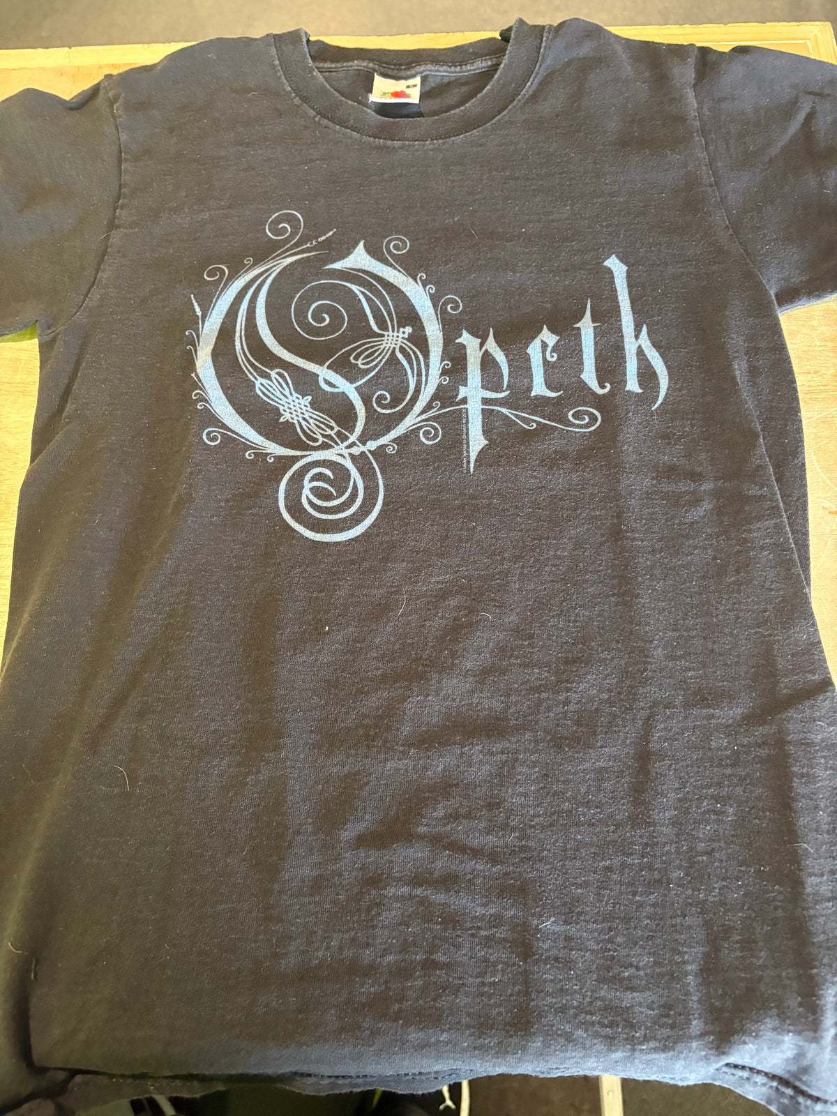 2010 Opeth Evolution Anthology VIP T-Shirt, Black, S-BoldPlay