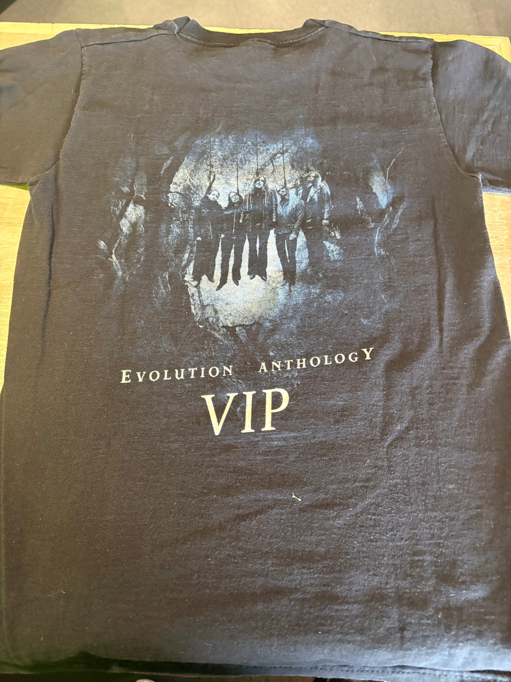 2010 Opeth Evolution Anthology VIP T-Shirt, Black, S-BoldPlay