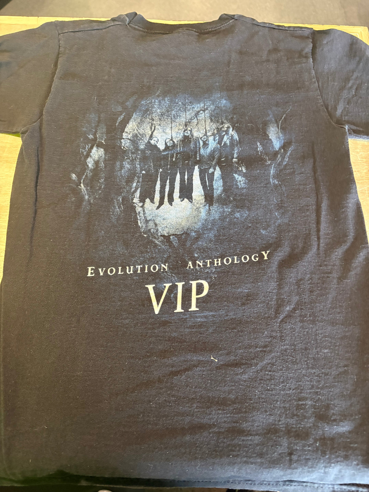 2010 Opeth Evolution Anthology VIP T-Shirt, Black, S-BoldPlay