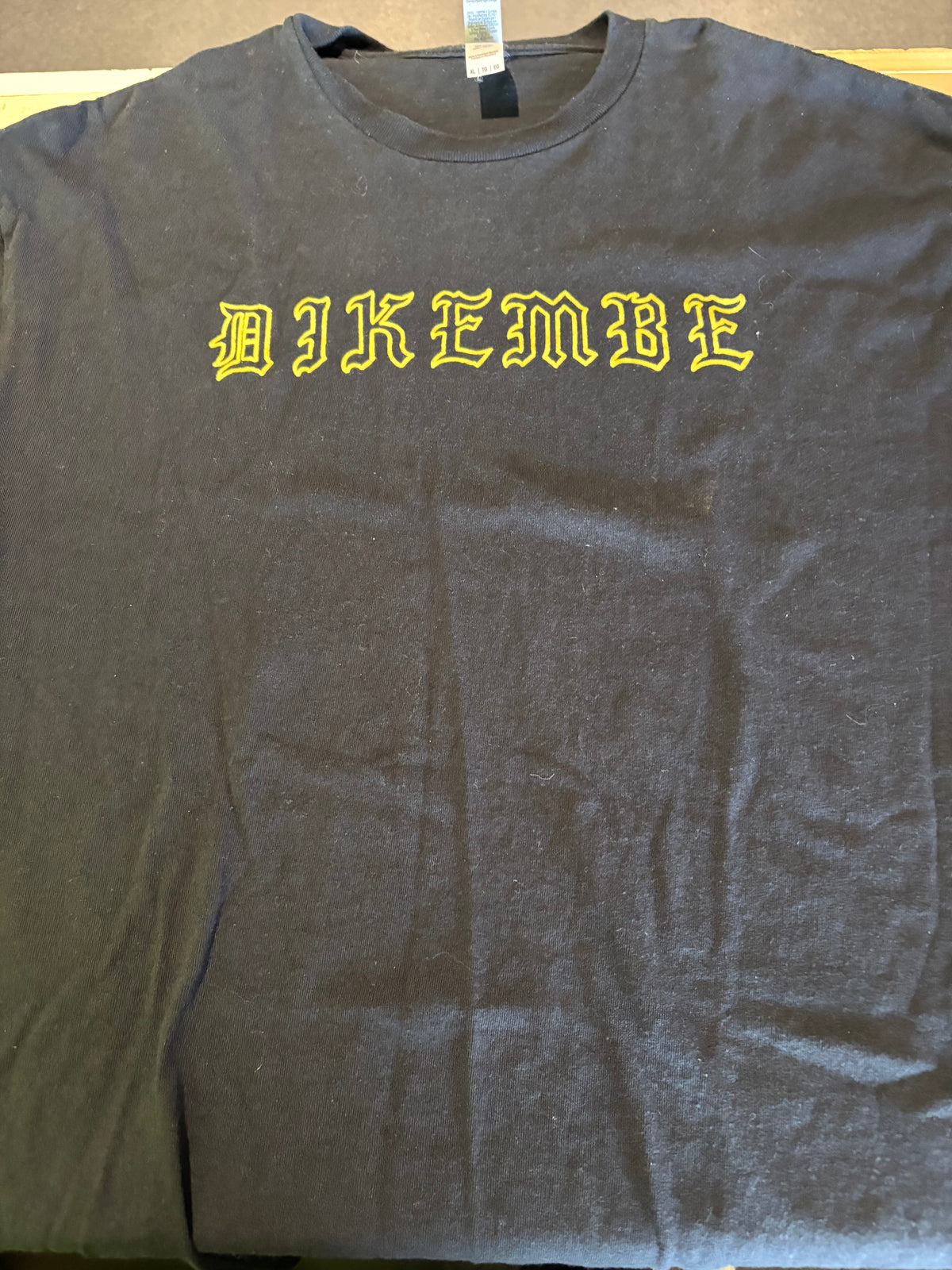 Dikembe Logo T-Shirt, Black, XL-BoldPlay