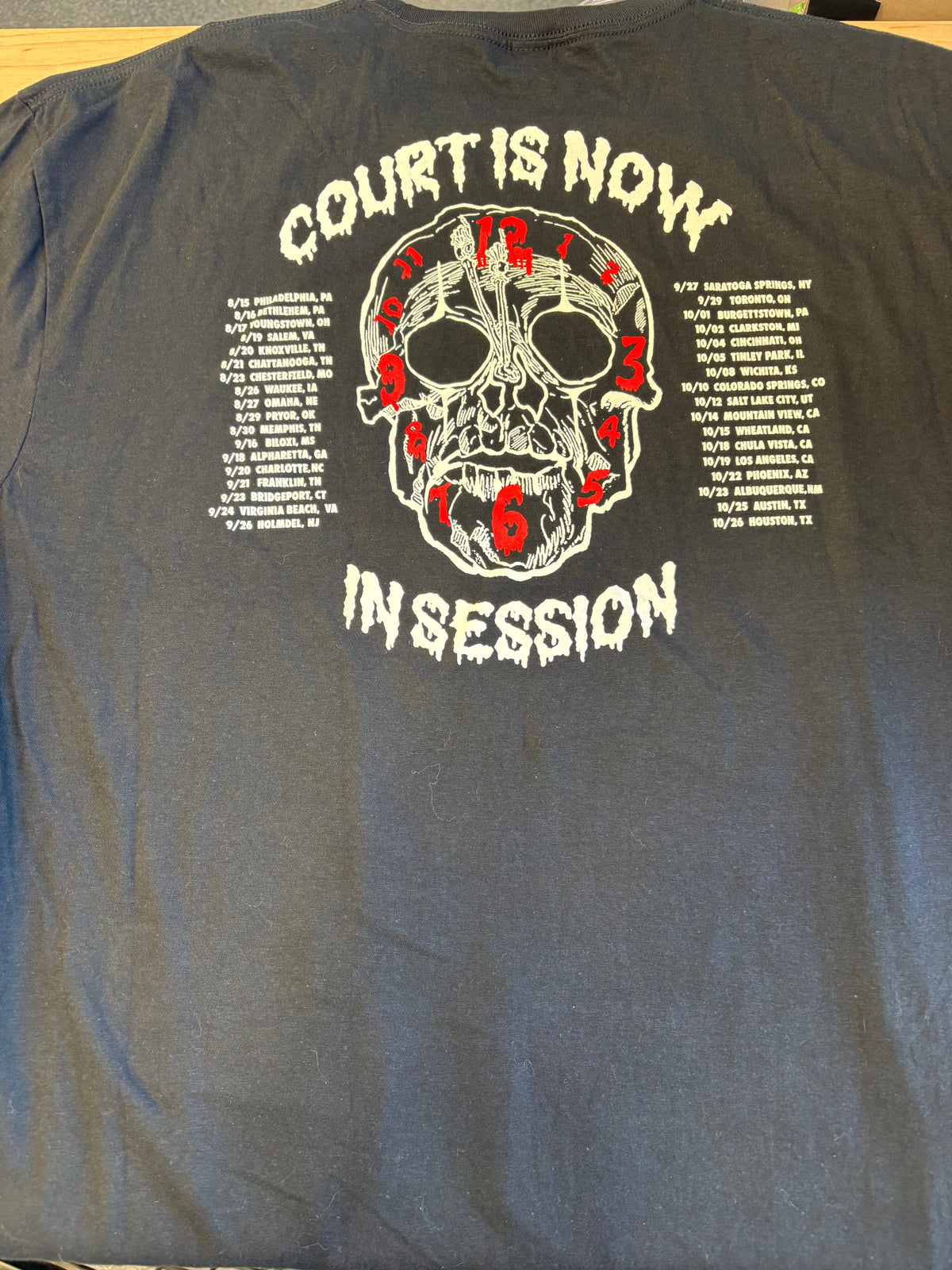 Alice Cooper Too Close For Comfort Tour T-Shirt, Black, 2XL-BoldPlay