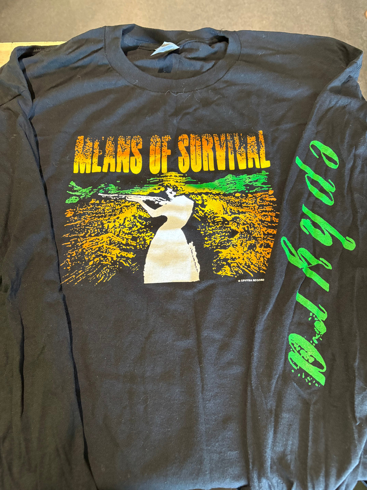 Means Of Survival Ephyra Longsleeve T-Shirt, Black, 3XL-BoldPlay