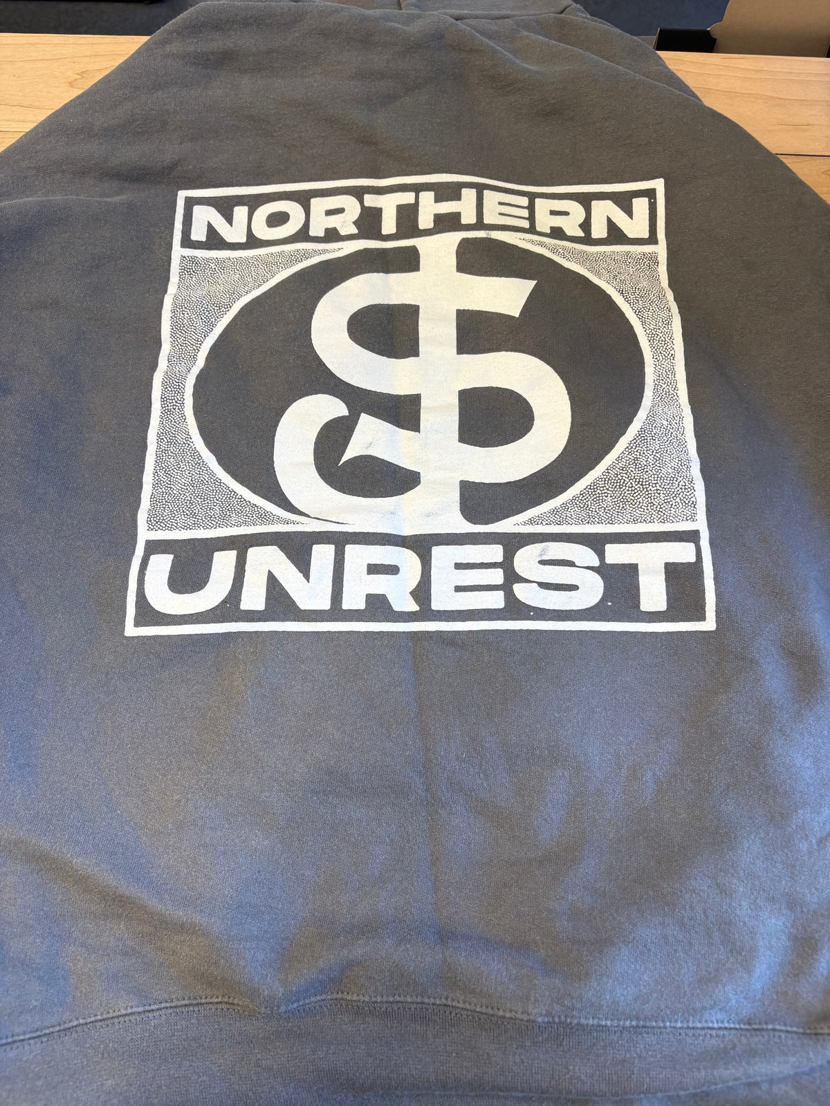 Natural Human Instinct (NHI) Logo Hoodie, Grey, L-BoldPlay