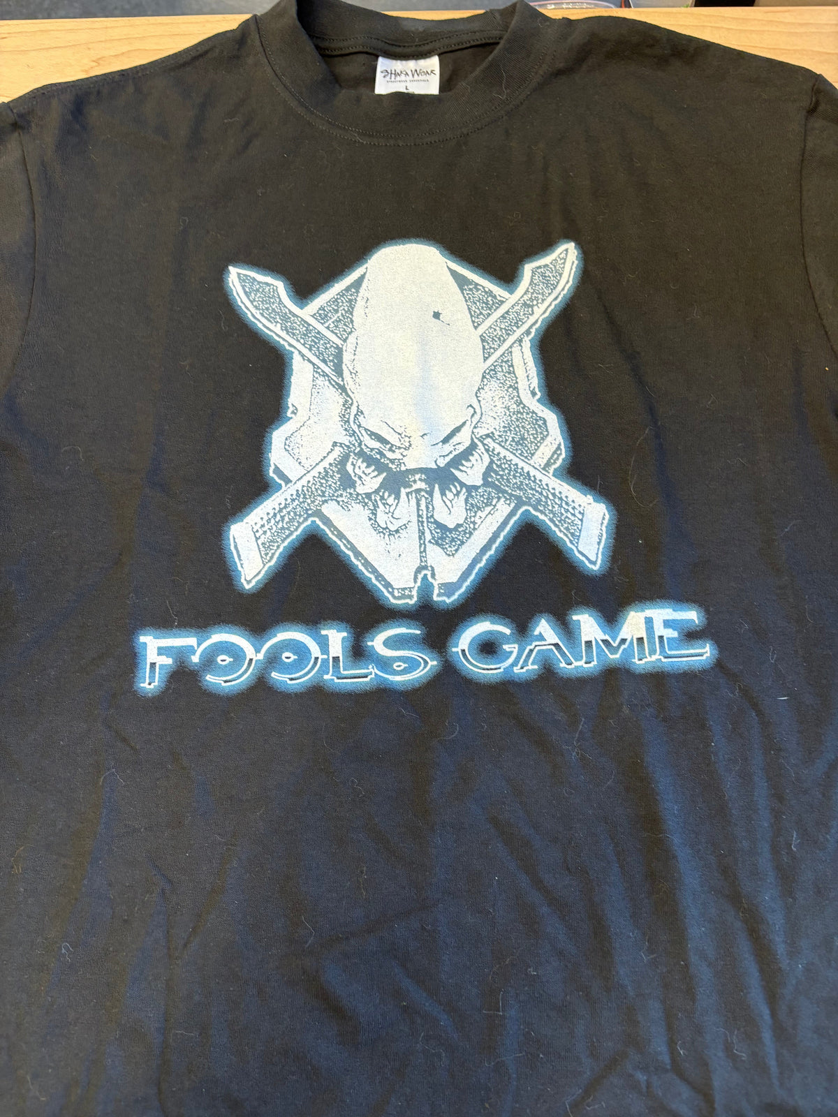 Fools Game Halo Legendary Style T-Shirt, Black, L-BoldPlay