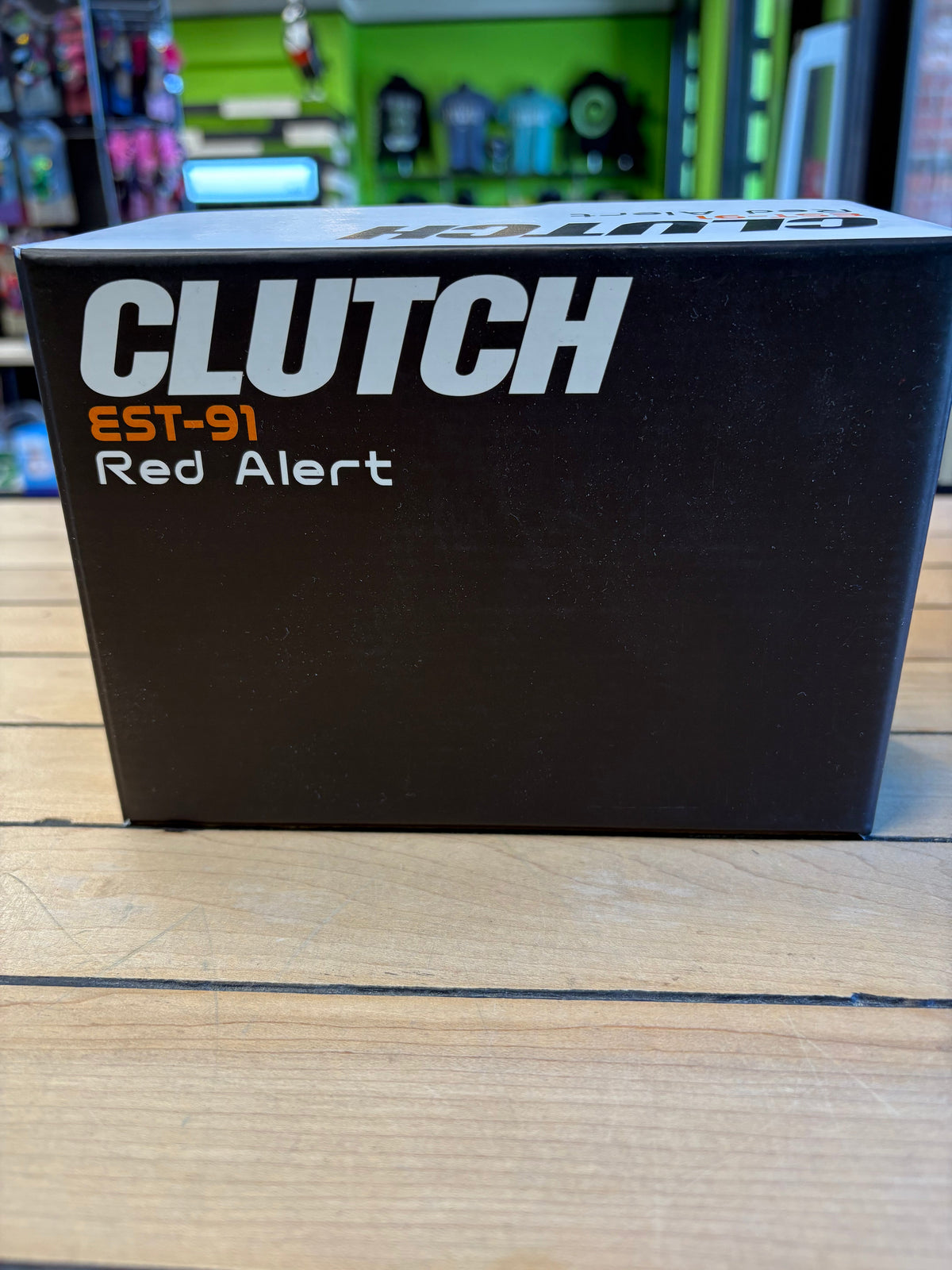 Clutch Est-91 Red Alert Pedal T-Shirt Bundle, Black, L (In Box, Shirt Sealed, #302/#1000)-BoldPlay