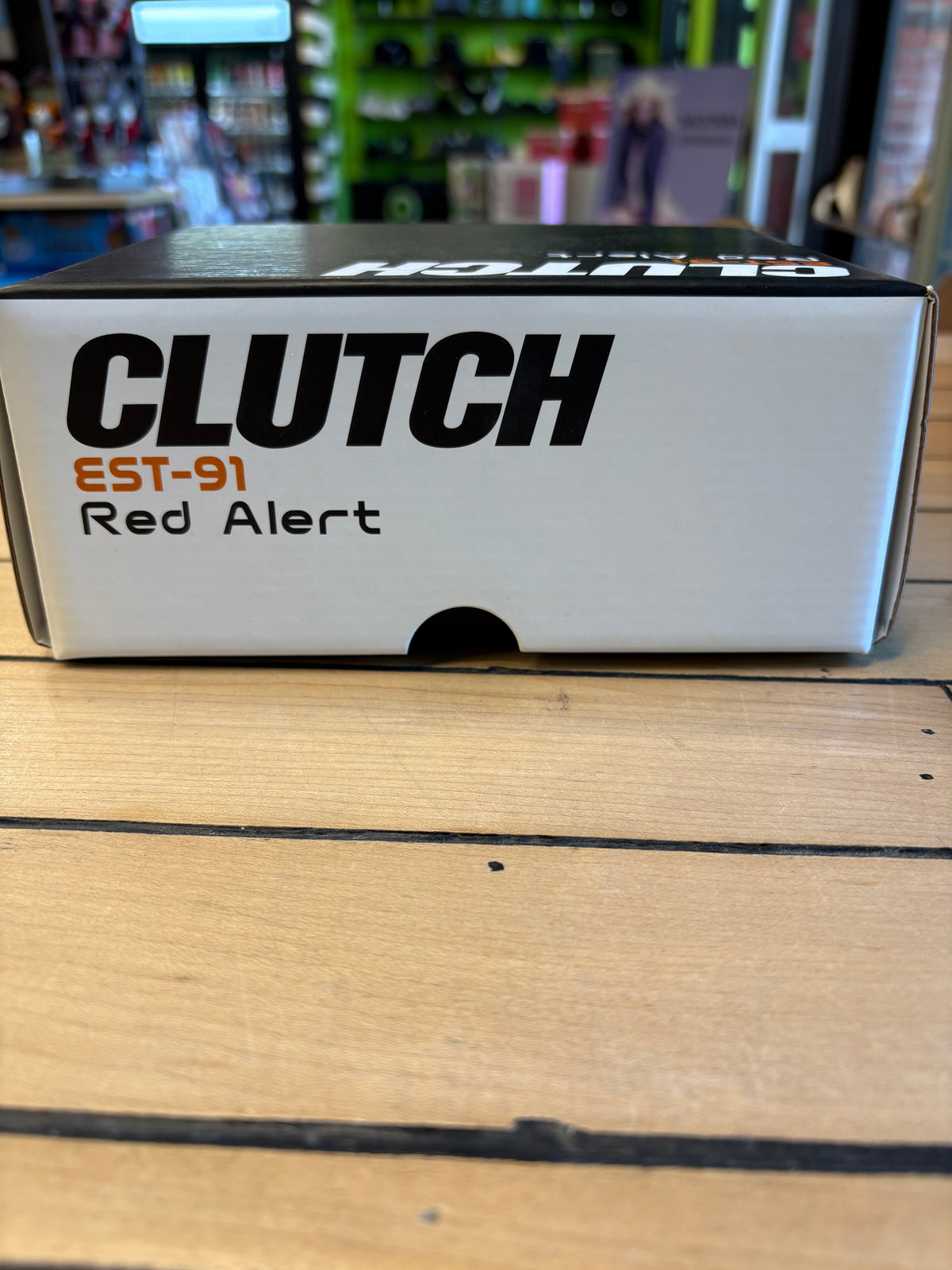 Clutch Est-91 Red Alert Pedal T-Shirt Bundle, Black, L (In Box, Shirt Sealed, #302/#1000)-BoldPlay