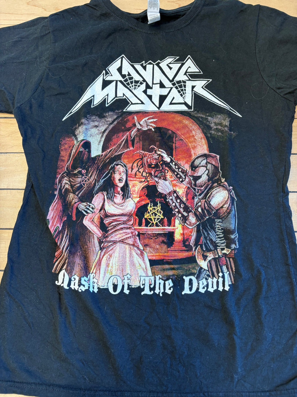 Savage Master Mask Of The Devil T-Shirt, Black, WM-BoldPlay