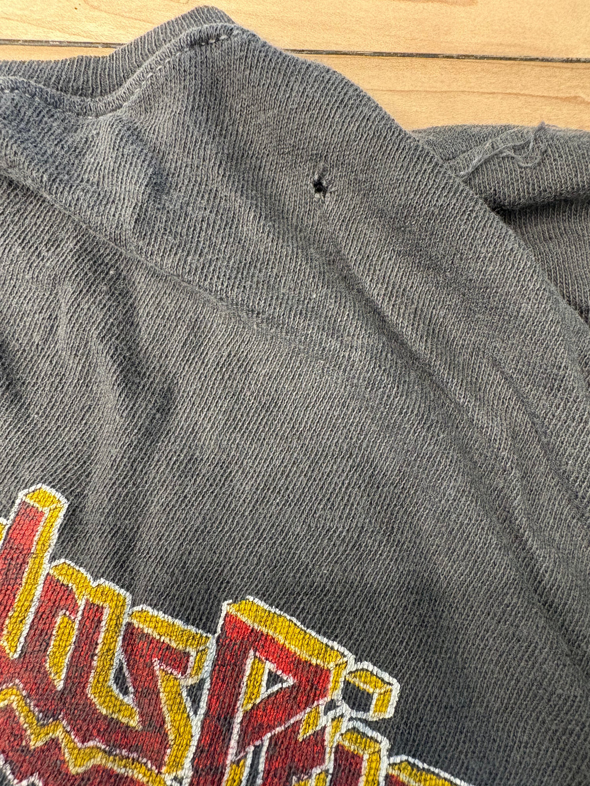 1988 Judas Priest Ram It Down Tour W/ Cinderella Half Torso T-Shirt, XL (Wear & Minor Holes, See Description)-BoldPlay