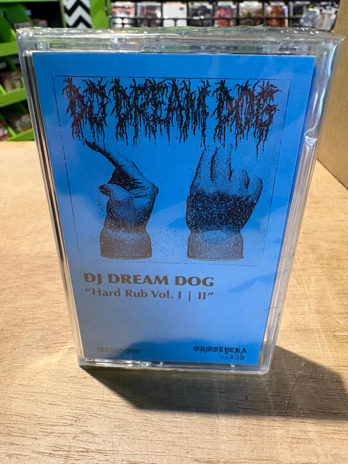 DJ Dream Dog- Hard Rub Vol. I/II (Blue Shell) (Used Cassette)-BoldPlay