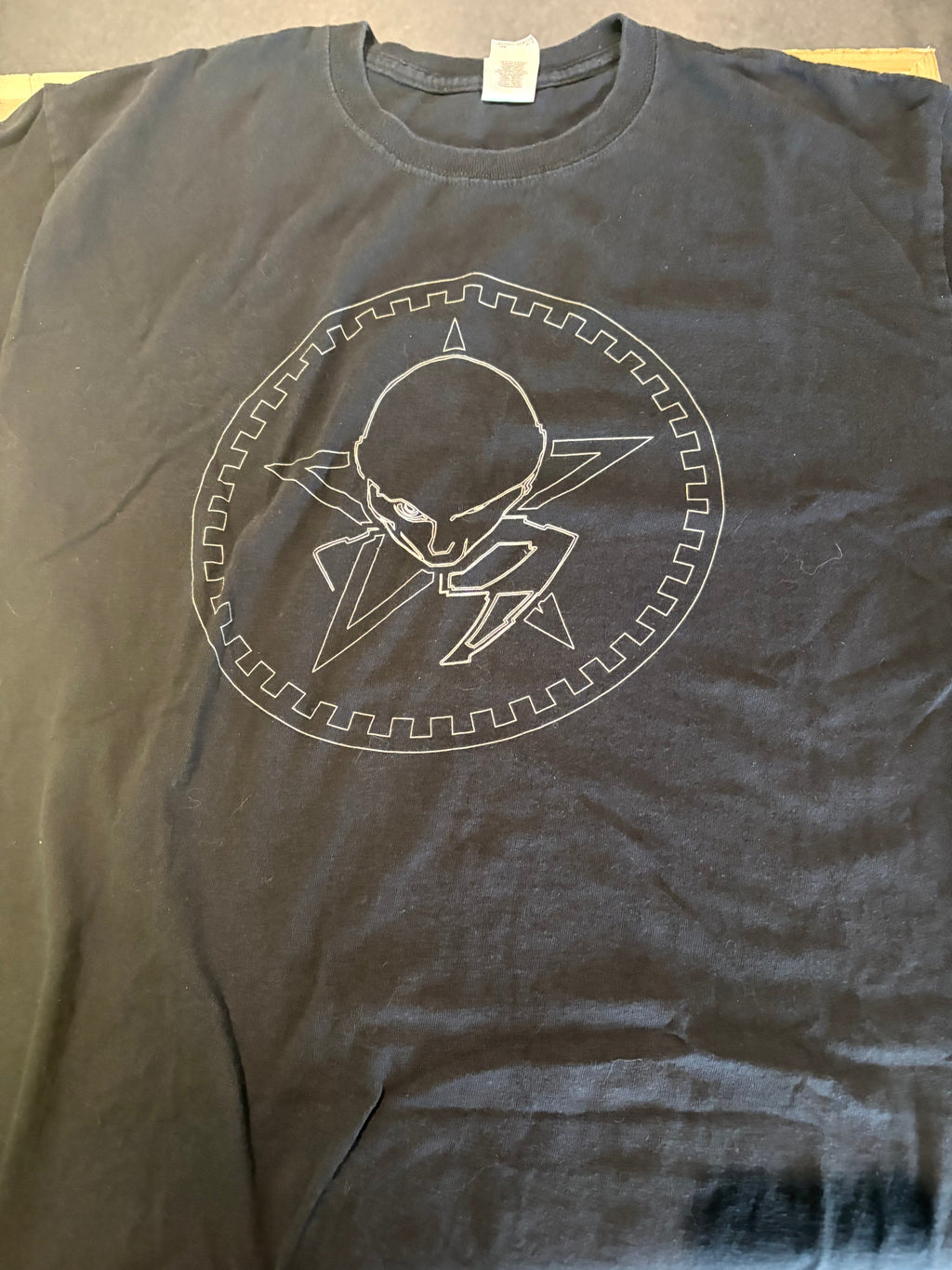 1995 Sisters Of Mercy Merciful Release Logo T-Shirt, Black, L-BoldPlay
