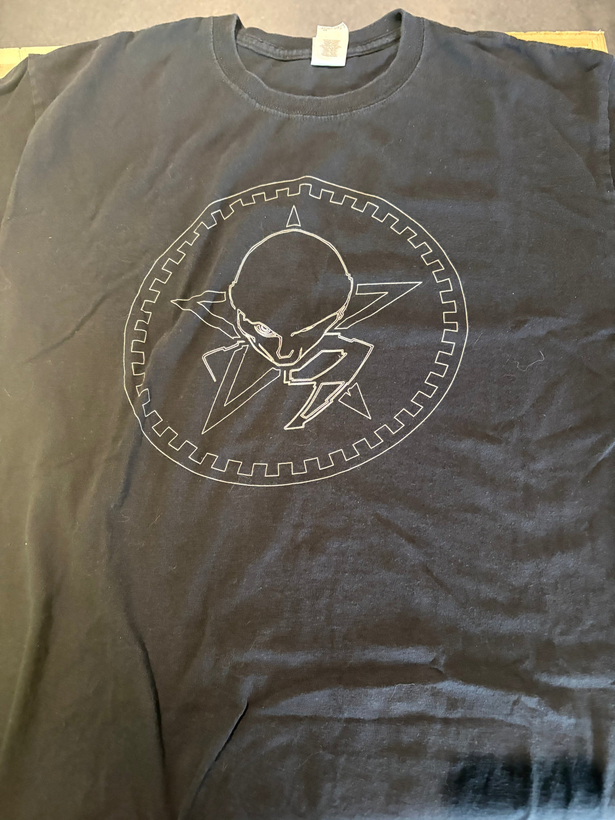 1995 Sisters Of Mercy Merciful Release Logo T-Shirt, Black, L-BoldPlay