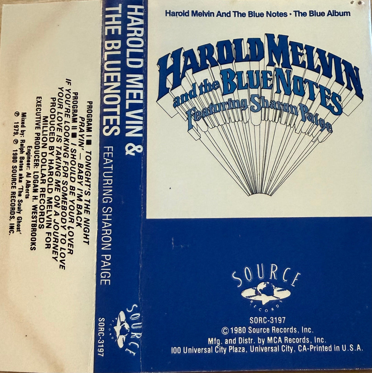 Harold Melvin And The Blue Notes Featuring Sharon Paige- The Blue Album (Used Cassette)-BoldPlay