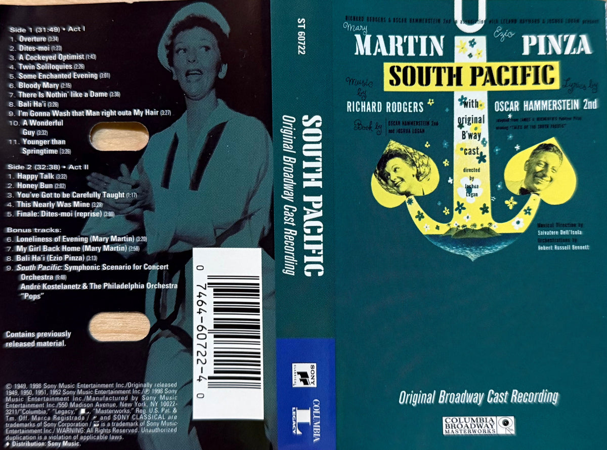 South Pacific- Original Broadway Cast Recording (Used Cassette)-BoldPlay