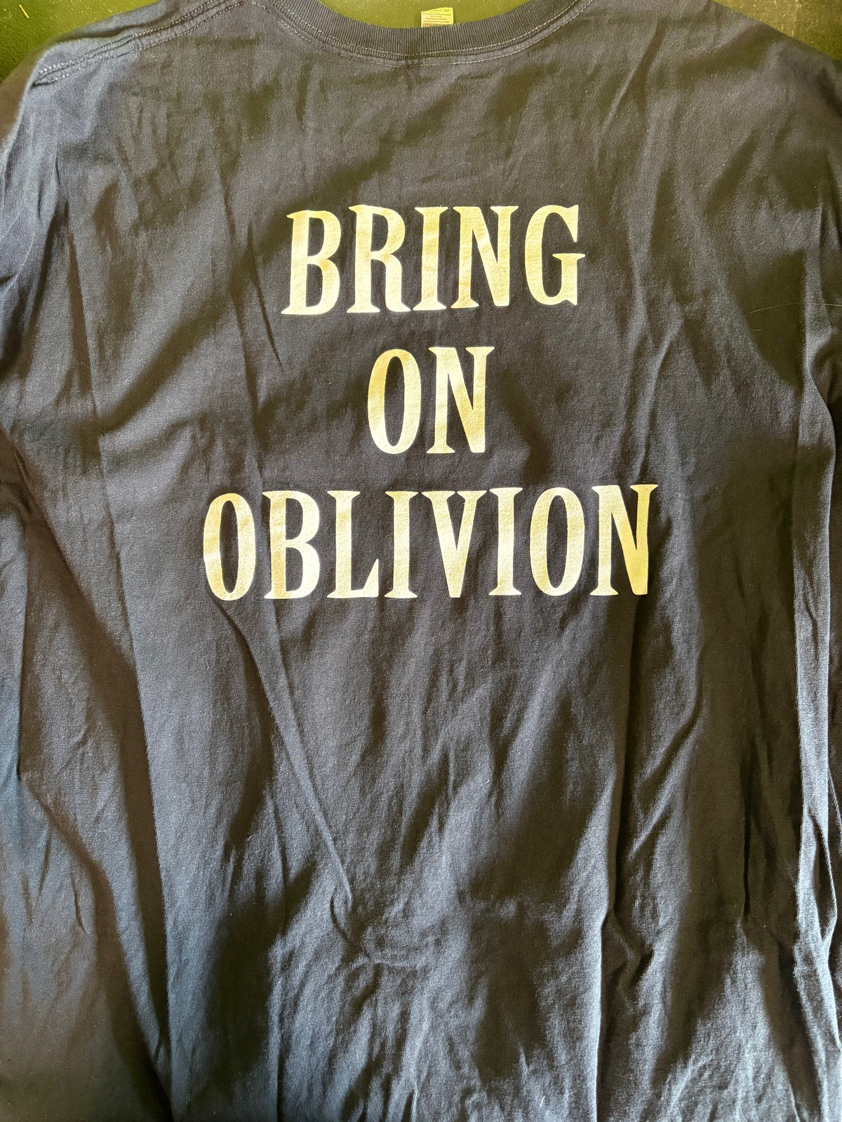 Die Humane Bring On Oblivion T-Shirt, Black, 4XL-BoldPlay