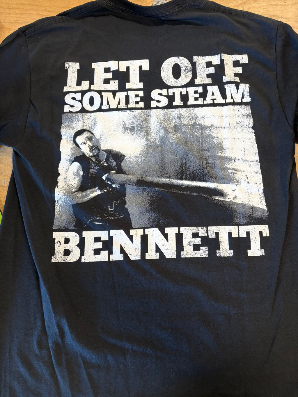 Commando Blow Off Some Steam T-Shirt, Black, M-BoldPlay