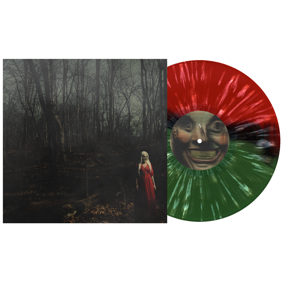 156/Silence- From A Distance (Half Blood Red/Half Evergreen w/ White Splatter) (Indie Exclusive) (Vinyl)-BoldPlay