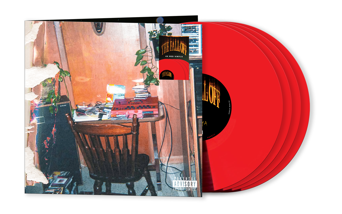 J. Cole- The Fall-Off [Red 4 LP] (Vinyl)-BoldPlay