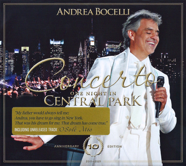 Andrea Bocelli- Concerto: One Night In Central Park (10th Anniv) (CD)-BoldPlay