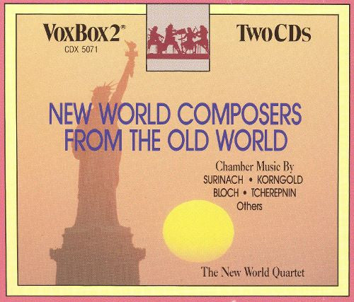 New World Quartet- New World Composers From The Old World (CD)-BoldPlay