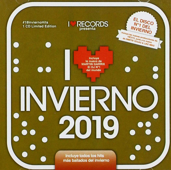 I Love Invierno 2019 / Various- I Love Invierno 2019 / Various (CD)-BoldPlay