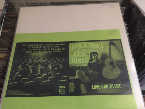 Lara Hope and the Ark-Tones- Love You To Life (Black LP) (Vinyl)-BoldPlay